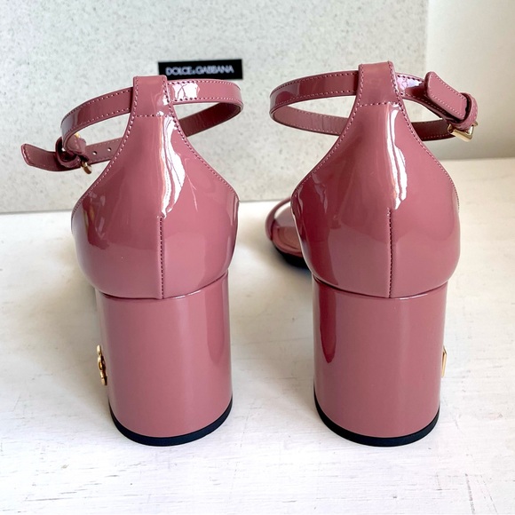 DOLCE & GABBANA PINK HEELED SANDALS SIZE EU40 / US 10 - Picture 10 of 10